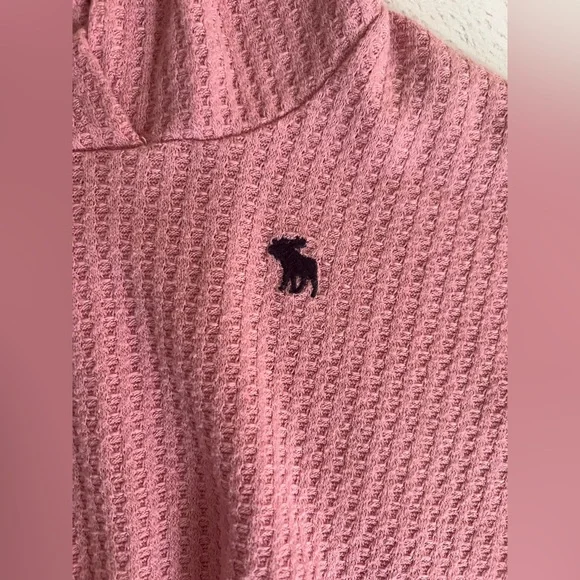 Abercrombie Kids Ombre Rose Tie Front Hoodie - Picture 3 of 5